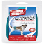 Simple Solution Washable Male Wrap Blue Small