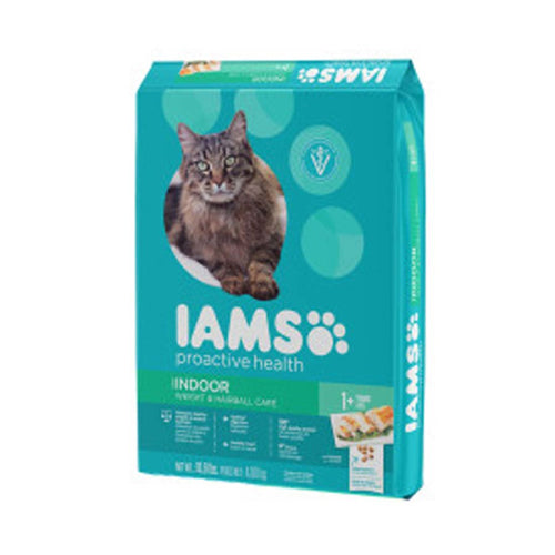 IAMS ProActive Health Adult Indoor Weight & Hairball Care Cat Food 7 lb