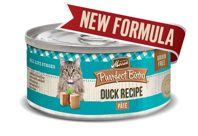 MERRICK CAT PURRFECT BISTRO DUCK PATE 5.5OZ (Case of 24)