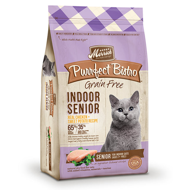 Merrick Purrfect Bistro Indoor Senior Recipe 4Lb