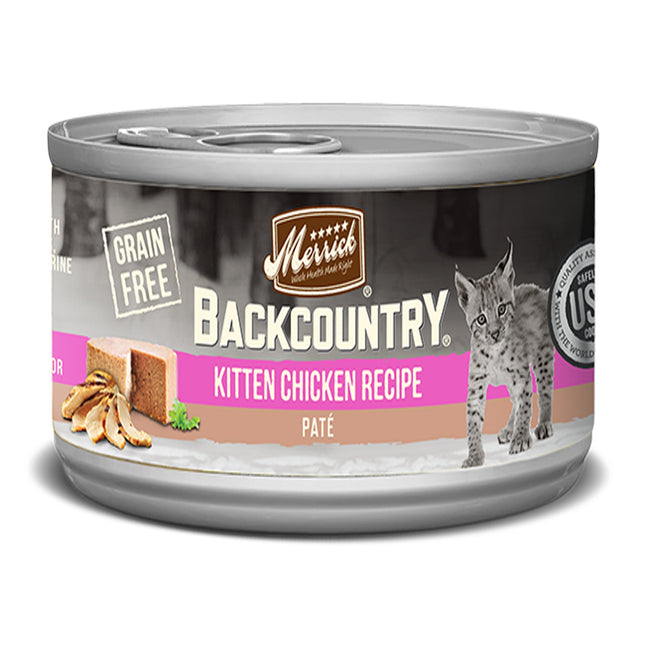 Merrick Cat Backcountry Kitten Pate 5.5oz. (Case of 24)