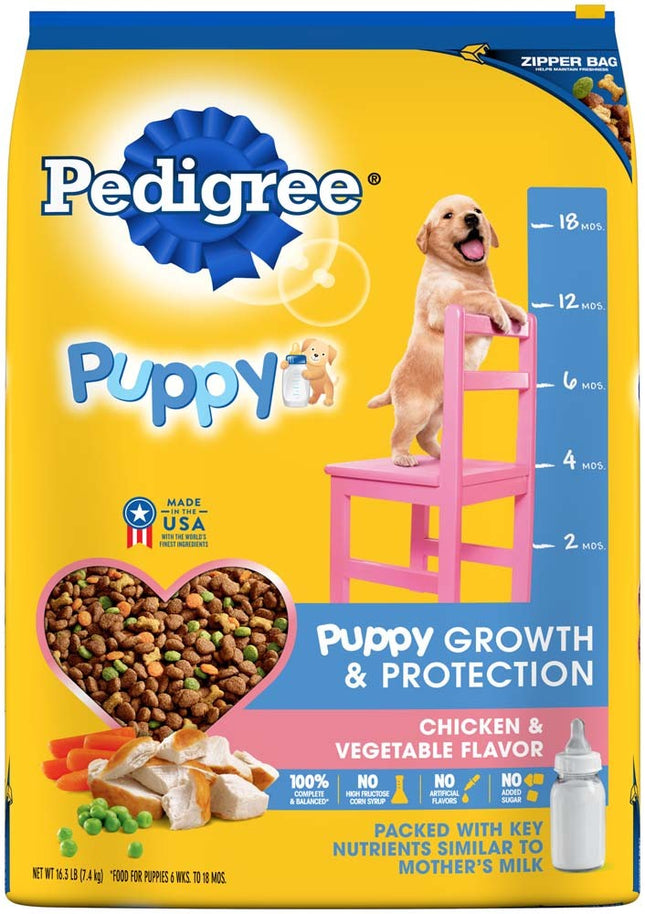 Pedigree Puppy Growth & Protection Dry Puppy Food 16.3 lb