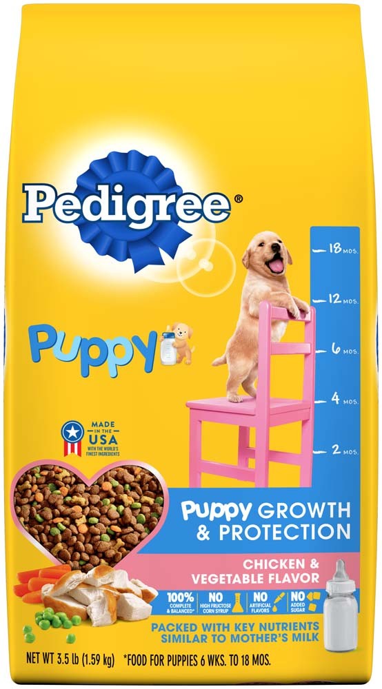 Pedigree Puppy Growth and Protection Dry Puppy Food 3.5 lb