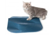 Petmate Rubberized Cat Litter Mat Assorted One Size