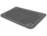 Petmate Cat Litter Catcher Mat Gray Extra-Large