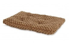 Petmate Plush Kennel Dog Mat Tobacco Brown 28 Inches X 18 Inches