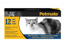 Petmate Litter Pan Liners Clear 12 Count Large