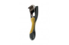 JW Pet GripSoft Cat Deshedding Tool Gray, Yellow One Size