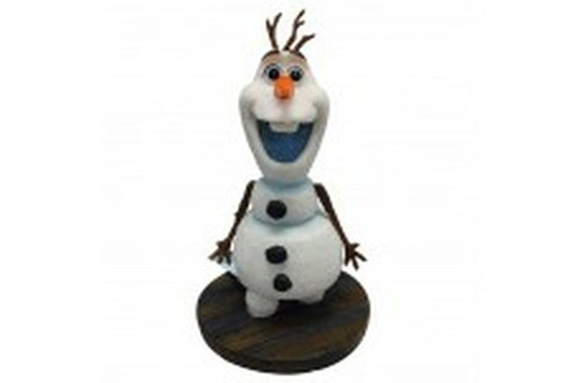 Disney Frozen Olaf Standing Mini Resin Ornament Black; White 2.25 in Mini