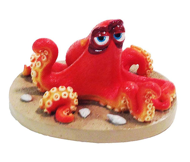 Disney Finding Dory Hank the Octopus on the Sand Statue Hank on Sand Beige; Orange Mini