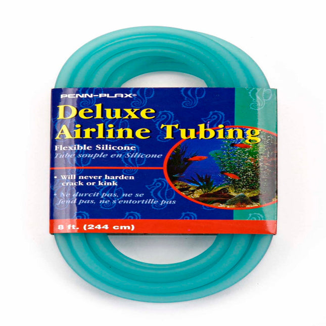 Penn-Plax Deluxe Silicone Airline Tubing Blue 3-16 in x 8 ft