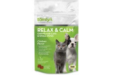 Tomlyn Relax and Calm Chews for Cats and Dogs 3.17 oz 30 Count