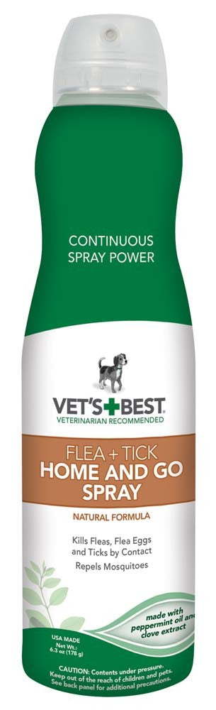 Vets Best Flea and Tick Home and Go Spray 6.3 fl. oz