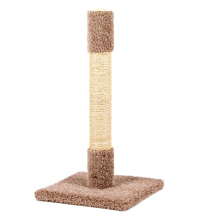 North American Pet Decorator Cat Post Scratching Post Tan 32 in