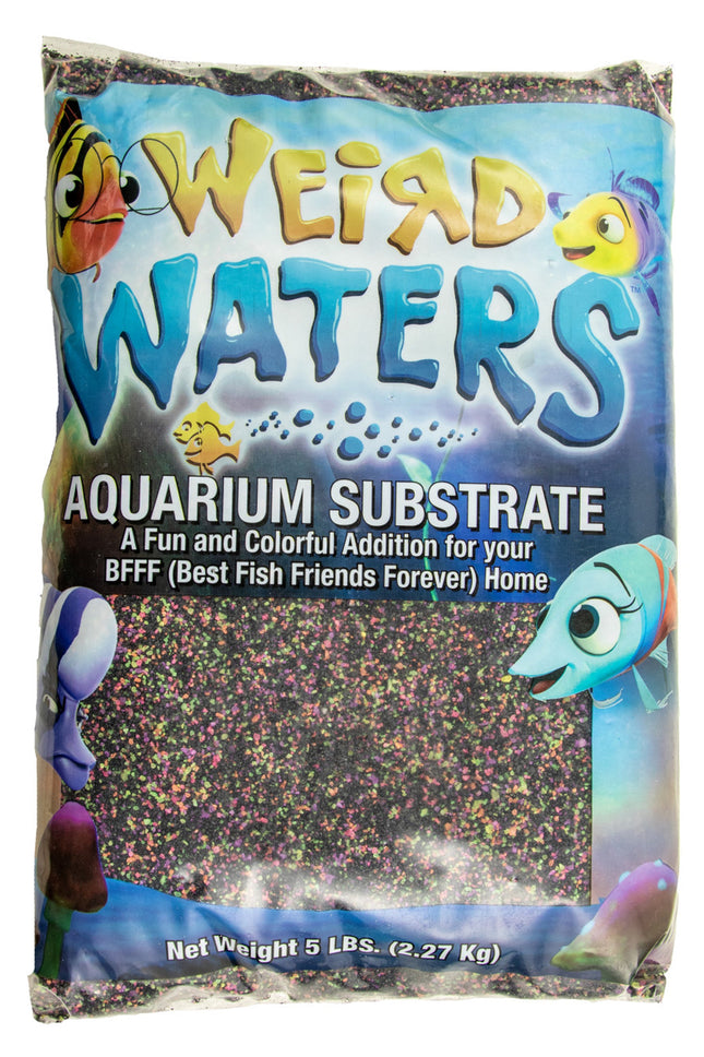 Estes Weird Waters Aquarium Substrate Sand Black; 1ea-5 lb