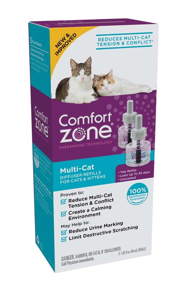 Comfort Zone Cat Multi-Cat Diffuser 2Pk