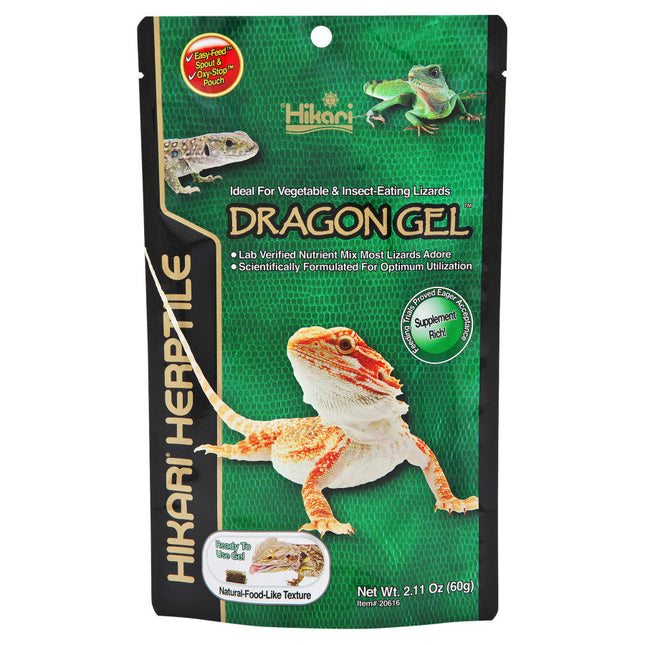 Hikari USA Herptile DragonGel Reptile Food 2.11 oz