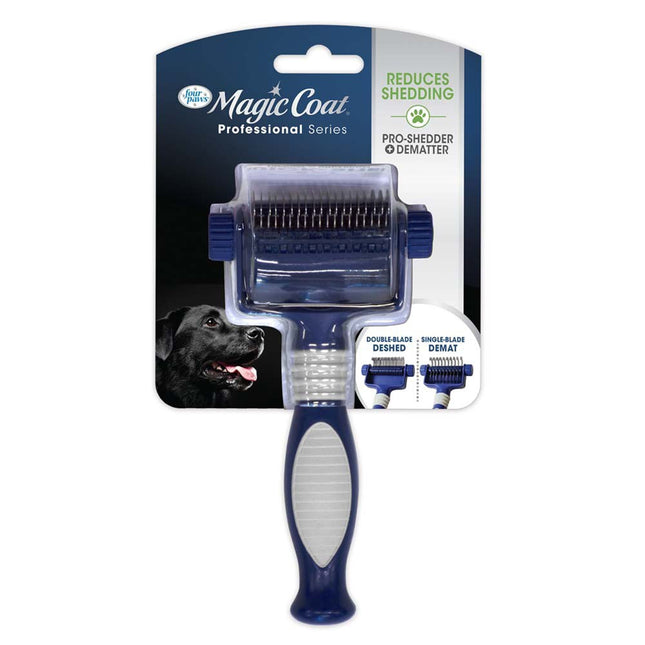 Four Paws Magic Coat Professional Series Pro-Shedder   Dematter Dog Deshedding Tool