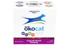 Okocat Litter Natural Wood Long Hair Breeds Clumping Cat Litter 14.8 lb