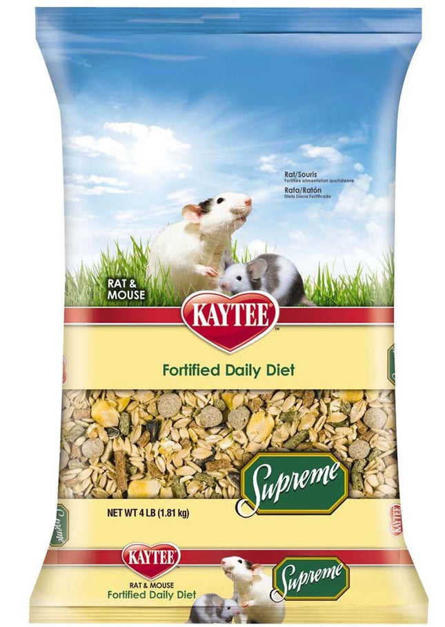 Kaytee Supreme Mouse and Rat Food 1ea-4 lb