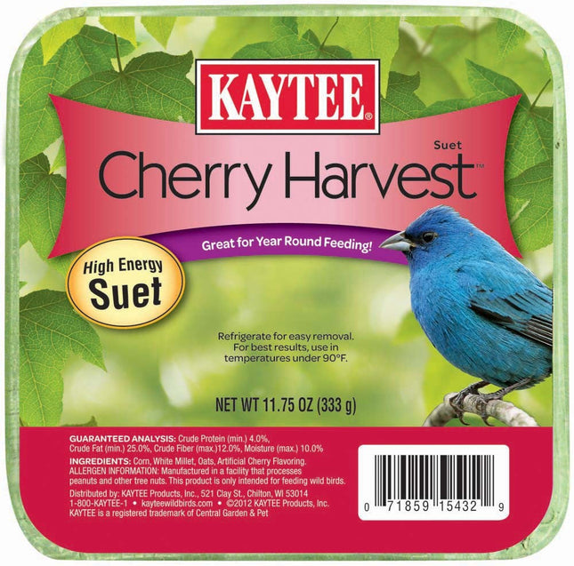 Kaytee Cherry Harvest Suet 11.75 Ounces