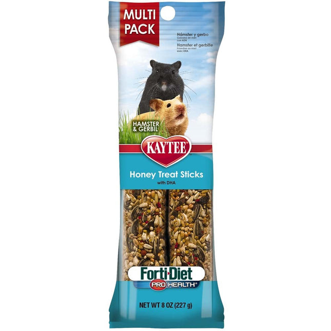 Kaytee Treat Stick Honey Flavor -- Hamster and Gerbil Value Pack 8 oz