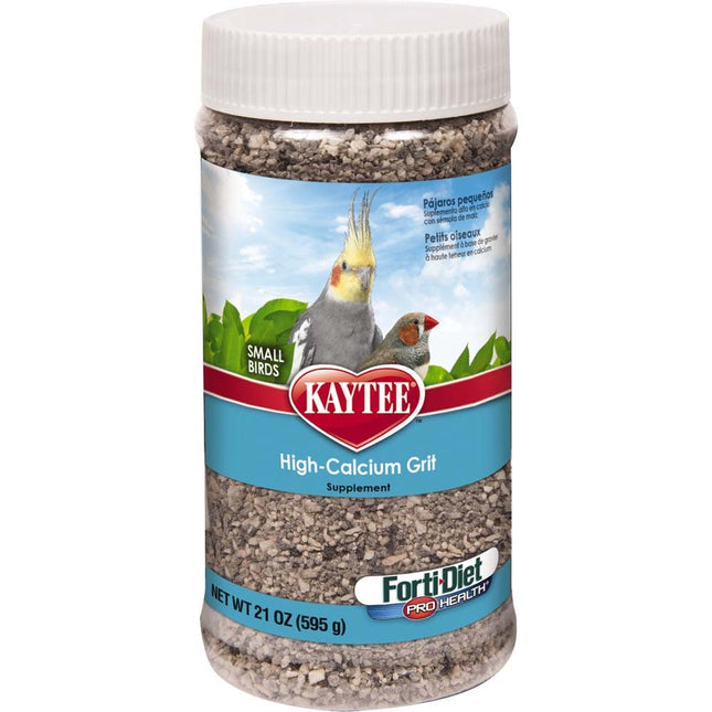 Kaytee Hi-Calcium Grit for Small Birds -- Jar 21 oz