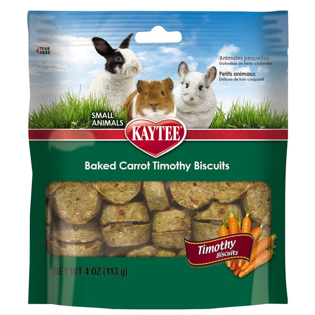 Kaytee Timothy Biscuits Baked Treat Carrot 1ea-4 oz