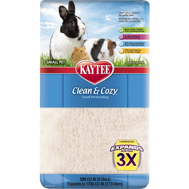 Kaytee Clean and Cozy Bedding; White 24.6 Liters