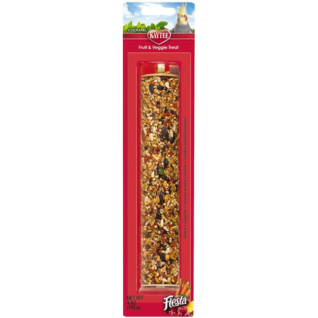 Kaytee Treat Stick Fruit and Veggie Flavor -- Cockatiel 4 oz