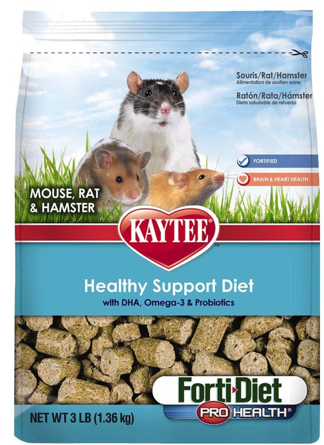 Kaytee Pro Health Mouse; Rat; and Hamster Food 3 lb