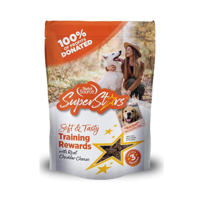 Nutrisource Dog Superstar Treat Cheddar 4Oz