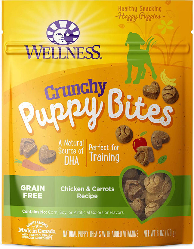 Wellness Puppy Bite Crunchy Chicken Carrot 6oz