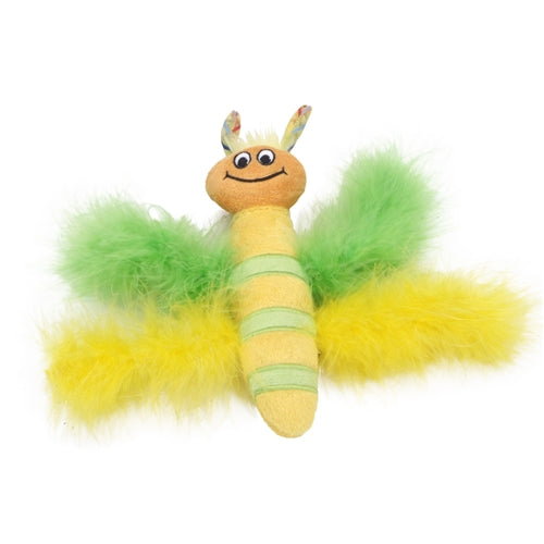 Coastal Lil Pals Kicker Kitten Toys- Feather Bee