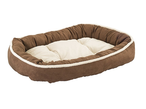 Spot Ethical Pet Shearling Oval Cuddler 31 Inch Chocolate
