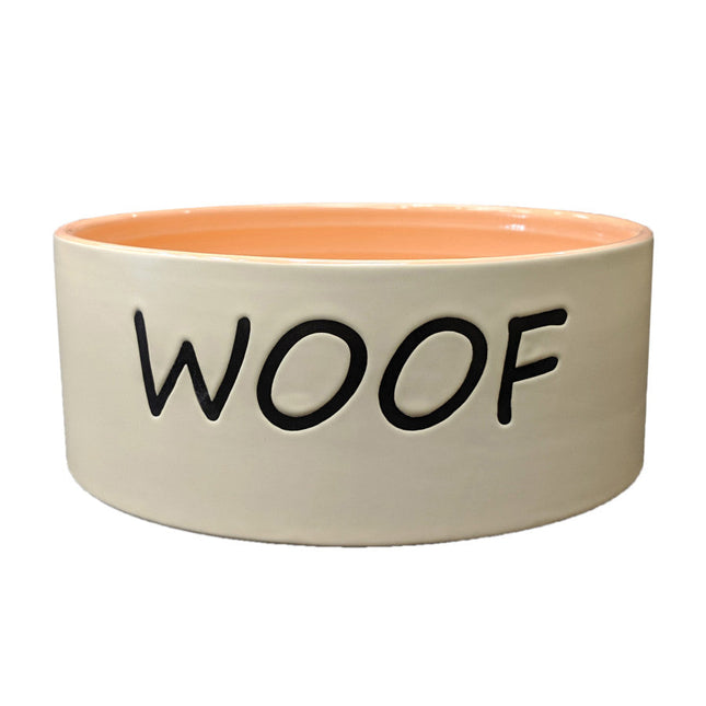 Spot Woof Dog Bowl Coral 7 In