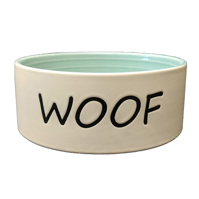 Spot Woof Dog Bowl Green 7 In