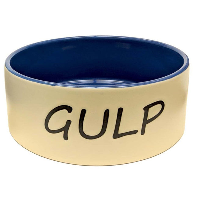 Spot Gulp Dog Bowl Blue 7 In