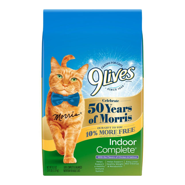 9Lives Indoor Complete Dry Cat Food 3.15 Pounds