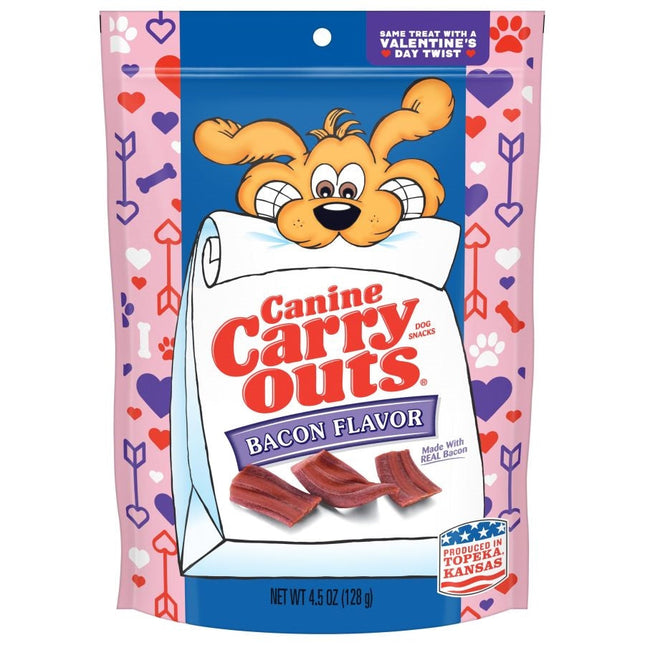 Canine Carry Outs Bacon Dog Treats 5 Oz