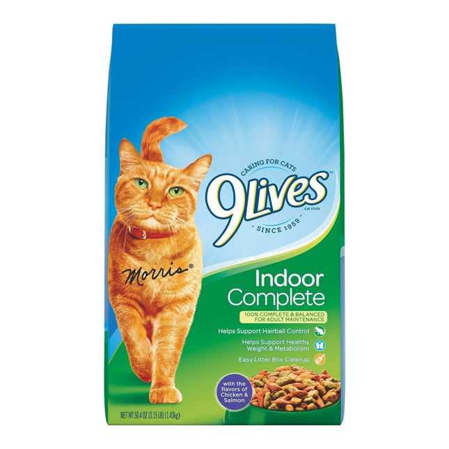 9Lives Indoor Complete Dry Cat Food 3.15 Lb