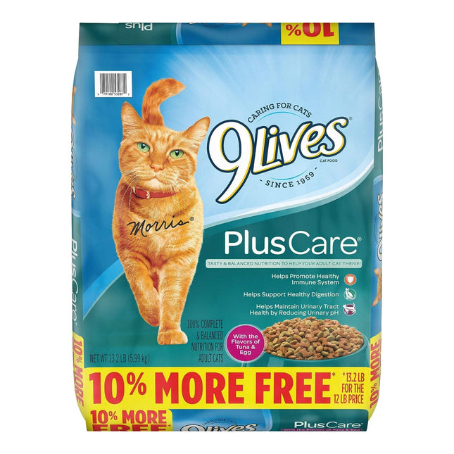 9Lives Plus Care Cat Food 13.2 Lb