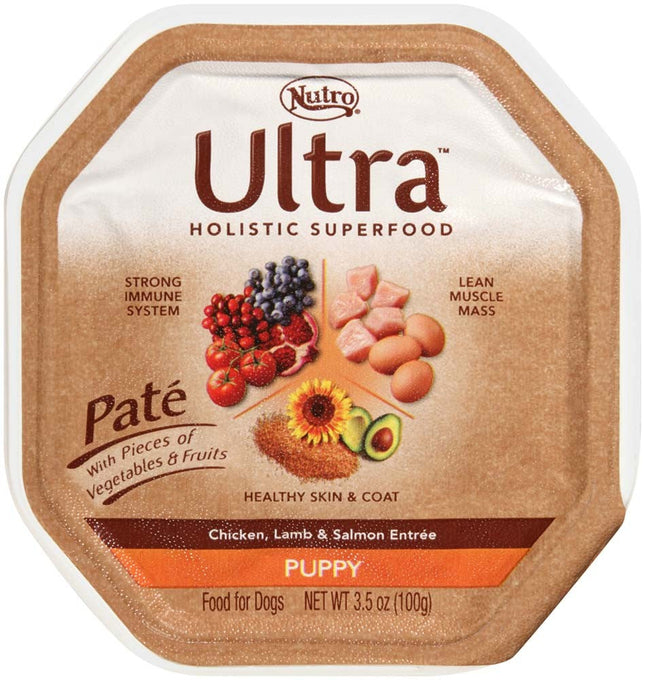 Ultra Pate Chicken, Lamb and Salmon Entree Puppy Food 24Ea/3.5Oz