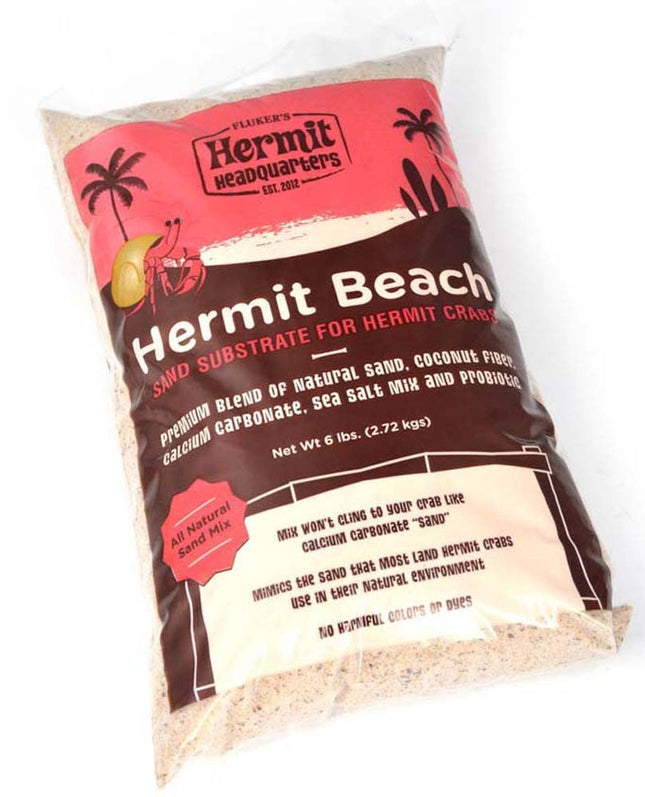 Flukers Hermit Crab Sand Substrate Brown 6 lb