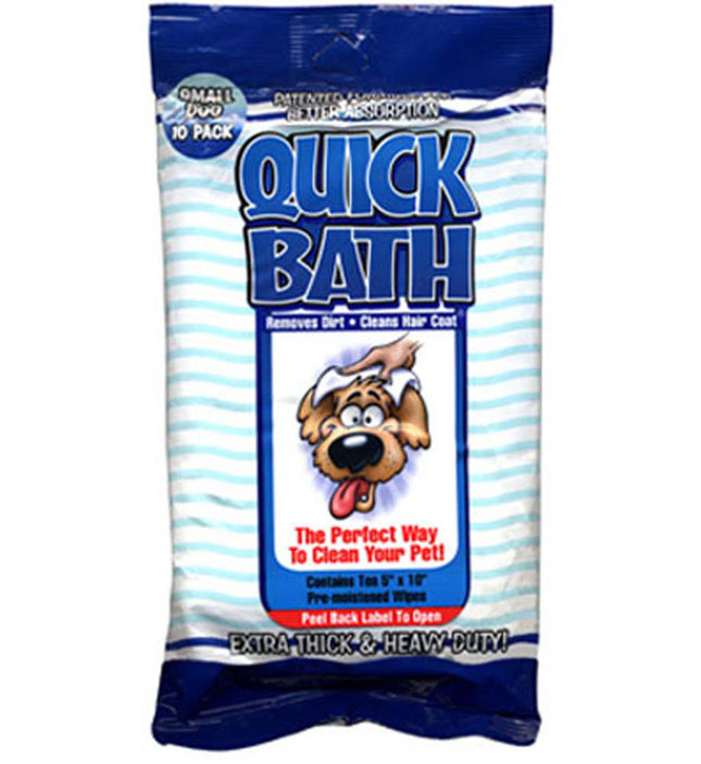 International Veterinary Sciences Quick Bath Wipes 12Ea/10 Ct