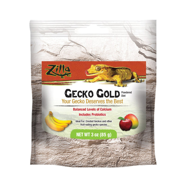 Zilla Gecko Gold Powdered Diet 1ea-3 oz