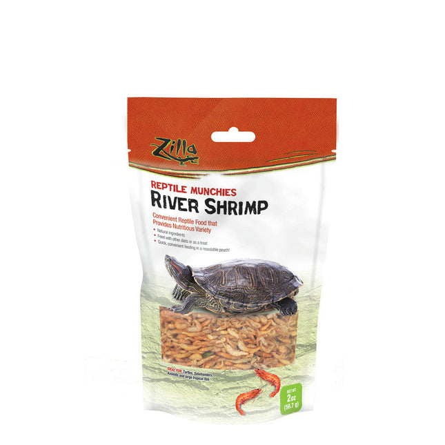 Zilla Reptile Munchies River Shrimp 2 Ounces