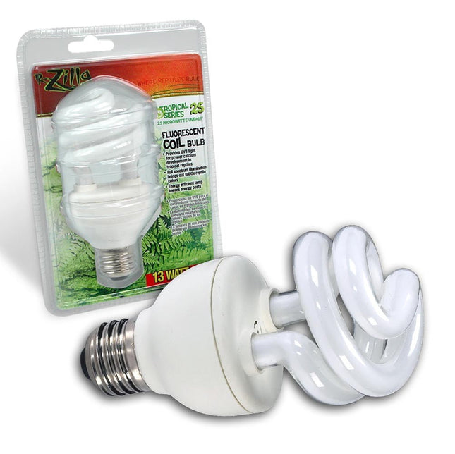 Zilla Fluorescent Coil Bulb Tropical 13 W