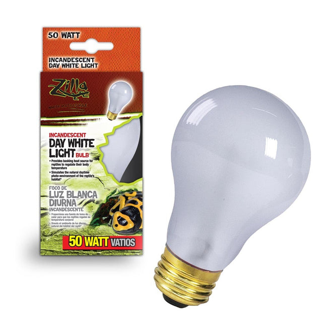 Zilla Incandescent Bulbs Day White 50 Watts