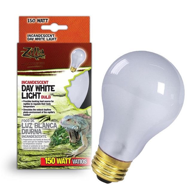 Zilla Incandescent Bulbs Day White 150 Watts